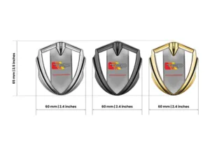 Toyota Metal Domed Emblem Minimal Style Universal Size